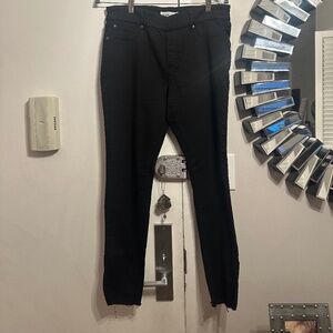 Tribal Jeans Audrey Mid-Rise Ankle Jogging Black Size 10 NWT